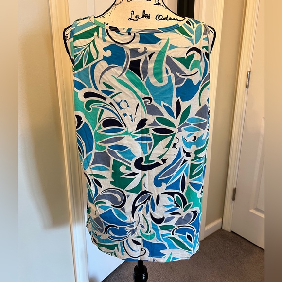 Croft & Barrow 1X Sleeveless Top NWOT - Picture 3 of 6